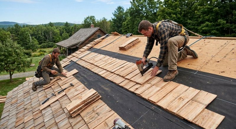 Wood Roofing Installation in Eldred, NY