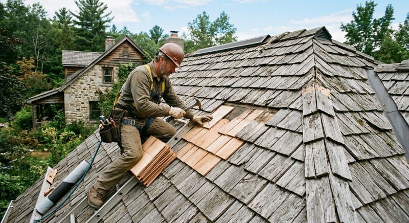 Wood Shake Roof Repair in Highland Lakes, NJ