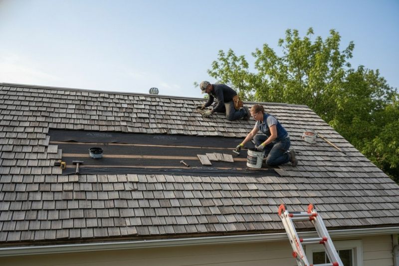 Wood Shake Roof Repair in Lackawaxen, PA
