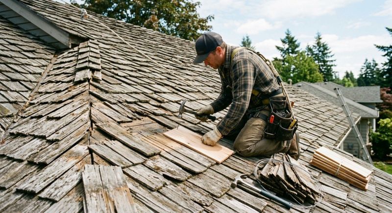 Wood Shake Roof Repair in Montague, NJ