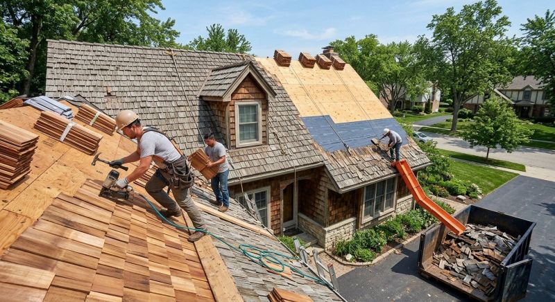 Wood Shake Roof Replacement in Bushkill, PA