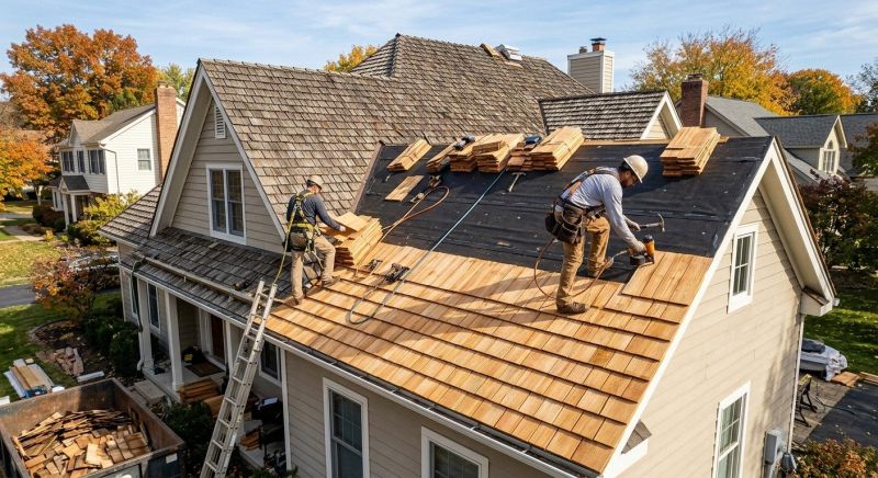 Wood Shake Roof Replacement in Sussex County, NJ