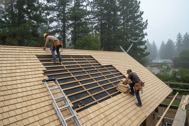 Wood Shingles Repair in Lakeville, PA